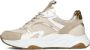 Notre-V Iva-06 Sneakers Leren Sneaker Dames Beige - Thumbnail 2