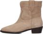 Notre-V 39445 Laarzen Suède Dames Beige - Thumbnail 3