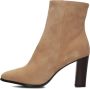 Notre-V 97436 Enkellaarsjes Enkelboots met rits Dames Beige - Thumbnail 3