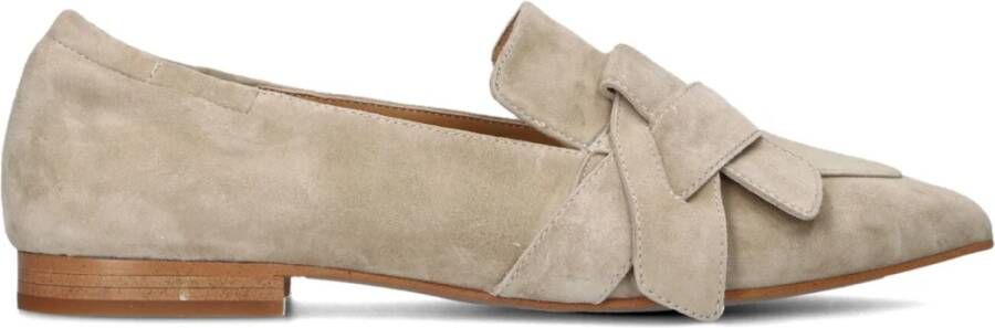 Notre-v Beige Suède Loafers