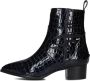 Notre-V 63231 Enkellaarsjes Enkelboots met rits Dames Blauw - Thumbnail 3