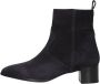 Notre-V 63231 Enkellaarsjes Enkelboots met rits Dames Blauw - Thumbnail 3