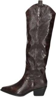 Notre-v Bruine Cowboy Laarzen voor Stijlvolle Herfst Winter - Foto 6