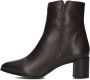 Notre-V 8560 Enkellaarsjes Enkelboots met rits Dames Bruin - Thumbnail 3