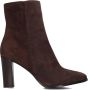 Notre-V 97436 Enkellaarsjes Enkelboots met rits Dames Bruin - Thumbnail 3