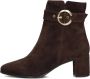 Notre-V 8552 Enkellaarsjes Enkelboots met rits Dames Bruin - Thumbnail 3