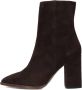 Notre-V 46936 Enkellaarsjes Enkelboots met rits Dames Bruin - Thumbnail 3