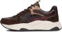 Notre-V Iva-30 Sneakers Dames Leren Sneaker Bruin - Thumbnail 2