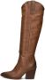 Notre-v Cowboy laarzen in cognac leer Brown Dames - Thumbnail 3