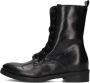 Notre-V 4001 Veterboots Laarzen Met Veters Dames Zwart - Thumbnail 2