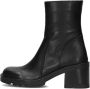 Notre-V 830016 Enkelboots Enkellaarsjes Dames Zwart - Thumbnail 2
