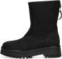 Notre-V 9031 Enkellaarsjes Enkelboots met rits Dames Zwart - Thumbnail 3
