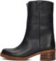 Notre-V A01005 Enkelboots Enkellaarsjes Dames Zwart - Thumbnail 2