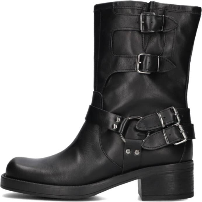 Notre-V Fry10 Enkellaarsjes Enkelboots Dames Zwart - Foto 3