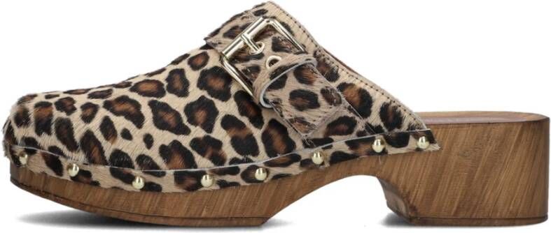 Notre-v Dames Clogs 7743 Brown Dames