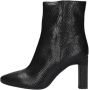 Notre-V 11236 Enkellaarsjes Enkelboots met rits Dames Zwart - Thumbnail 3