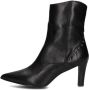 Notre-V 38259 Enkellaarsjes Enkelboots met rits Dames Zwart - Thumbnail 2