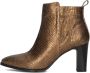 Notre-V 4838 Enkellaarsjes Enkelboots met rits Dames Brons - Thumbnail 3