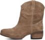 Notre-V 851 Enkellaarsjes Enkelboots Dames Taupe - Thumbnail 3