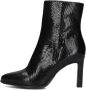 Notre-V 87436 Enkellaarsjes Enkelboots met rits Dames Zwart - Thumbnail 3