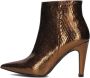 Notre-V 87533 Enkellaarsjes Enkelboots met rits Dames Brons - Thumbnail 2