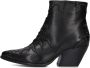 Notre-V Ar196 Enkellaarsjes Enkelboots met rits Dames Zwart - Thumbnail 3