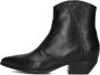 Notre-V Ar231 Enkellaarsjes Enkelboots met rits Dames Zwart - Thumbnail 3