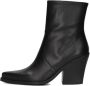 Notre-V Ar274 Enkellaarsjes Enkelboots met rits Dames Zwart - Thumbnail 3