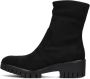 Notre-V Notre V Arita Enkellaarsjes Enkelboots met rits Dames Zwart - Thumbnail 3