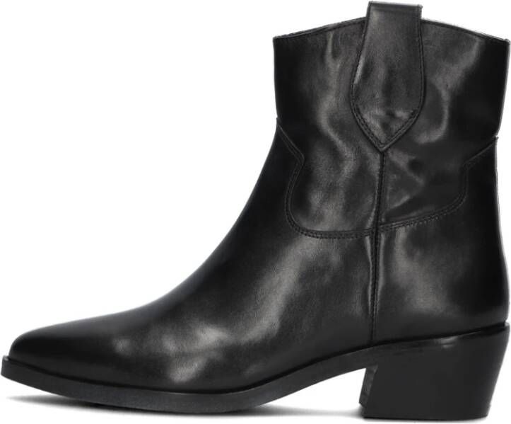 Notre-V Fru110 Enkellaarsjes Enkelboots met rits Dames Zwart - Foto 4