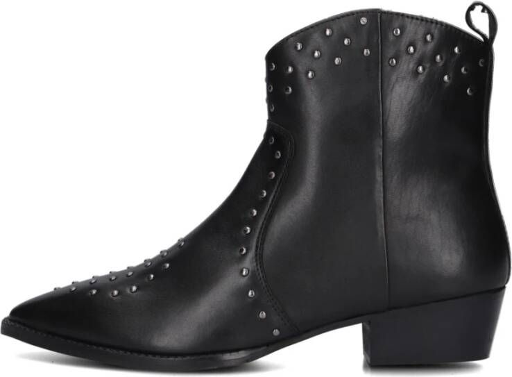 Notre-V Magna Enkellaarsjes Enkelboots met rits Dames Zwart - Foto 3