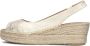 Notre-V Beli23 Espadrilles Zomer Schoenen Dames Goud - Thumbnail 2