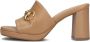 Notre-V Notre V 99920 Muiltjes Dames Camel - Thumbnail 3