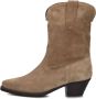 Notre-V 07-433 Cowboylaarzen Western Laarzen Dames Taupe - Thumbnail 3