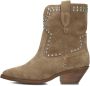Notre-V 08-482 Cowboylaarzen Western Laarzen Dames Taupe - Thumbnail 14