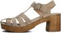Notre-V Notre V 7827 Sandalen Dames Beige - Thumbnail 3
