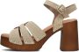 Notre-v Dames Sandalen 8509 Beige Dames - Thumbnail 2