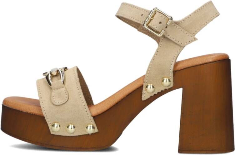 Notre-v Dames Sandalen 8635 Beige Dames