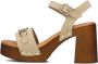 Notre-v Dames Sandalen 8635 Beige Dames - Thumbnail 2