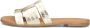 Notre-V Notre V 179874 Slippers Dames Goud - Thumbnail 3