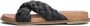 Notre-V Notre V 22906009 Slippers Dames Zwart - Thumbnail 3