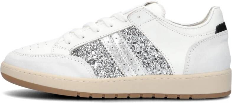 Retro Sneaker 06-150 Lage sneakers Leren Sneaker Dames Wit - Foto 5