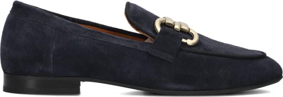 Notre-v Donkerblauwe Suède Loafers Stijlvol Model Blue Dames - Foto 3