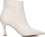 Notre-V 19536 Enkellaarsjes Enkelboots met rits Dames Beige - Thumbnail 2