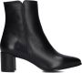 Notre-V 8560 Enkellaarsjes Enkelboots met rits Dames Zwart - Thumbnail 3