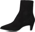 Notre-V 15225 Enkellaarsjes Enkelboots met rits Dames Zwart - Zwart