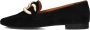 Notre-V 4605 Loafers Instappers Dames Zwart - Thumbnail 3