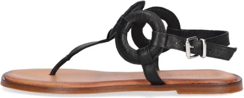 Notre-V Notre V 799003 Sandalen Dames Zwart - Foto 7