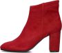 Notre-V Diane-02 Enkellaarsjes Enkelboots met rits Dames Rood - Thumbnail 2