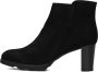 Notre-V Patricia-01 Enkellaarsjes Enkelboots met rits Dames Zwart - Thumbnail 3